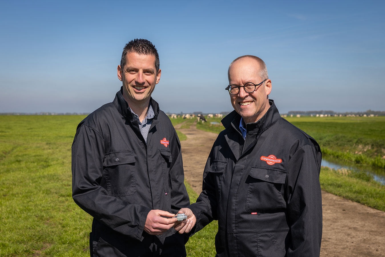 CowManager's Koen van Meurs and Gerard Griffioen